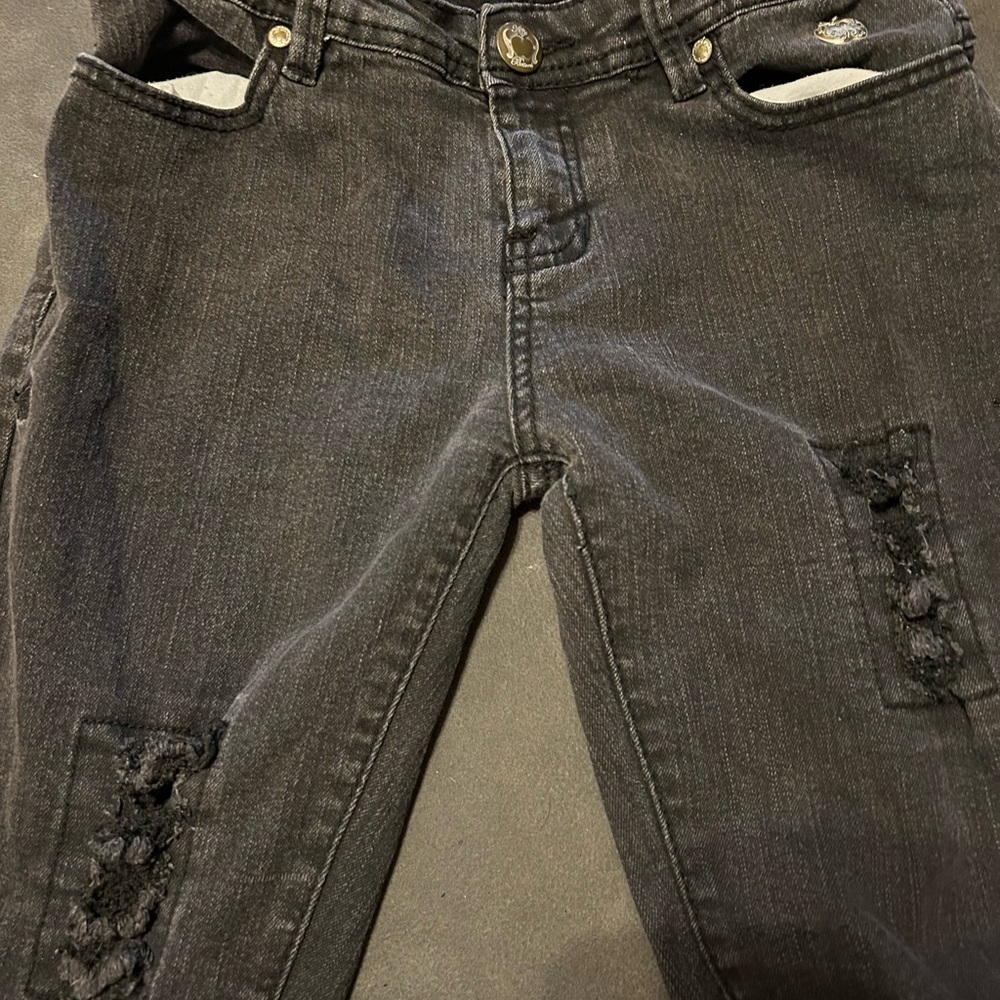 Apple Bottoms Black Skinny Jeans with Vintage Appeal